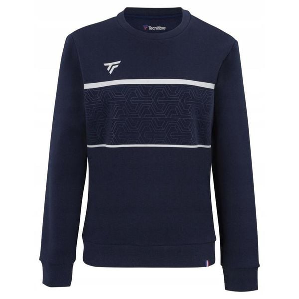 Bluza damska lifestyle Tecnifibre Team Sweater. Białe bluzy TECNIFIBRE, bez wzorów, bez kaptura. W wyprzedaży za 199,00 zł.