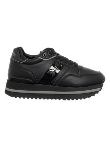 Patrizia Pepe Skórzane sneakersy w kolorze czarnym rozmiar: 41. Czarne trampki Patrizia Pepe, bez wzorów, bez zapięcia. Za 329,42 zł.