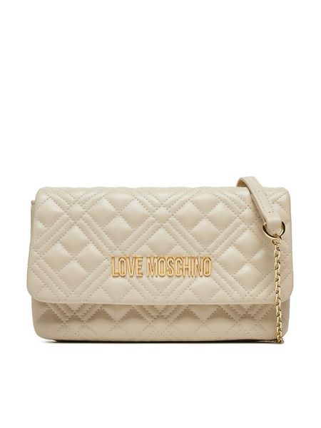 LOVE MOSCHINO Torebka JC4097PP1MLA0110 Écru. Torebki klasyczne LOVE MOSCHINO, bez wzorów, ze skóry, bez dodatków. Za 379,99 zł.