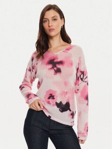 Tatuum Sweter Solo T2416.090B Różowy Regular Fit. Czerwone swetry klasyczne Tatuum, l, z syntetyku, bez kołnierzyka. Za 219,99 zł.
