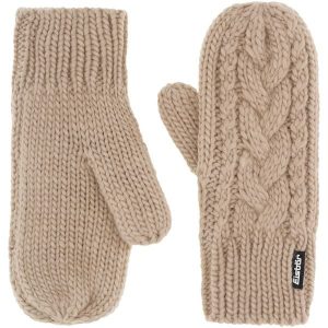 Rękawice Eisbar Afra Mittens. Białe rękawiczki Eisbar, bez wzorów. Za 199,90 zł.