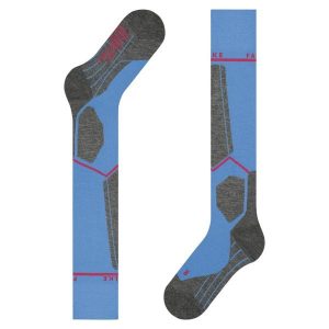 Damskie skarpety kompresyjne Falke SK4 Advanced. Niebieskie skarpetki Falke, bez wzorów. Za 213,00 zł.