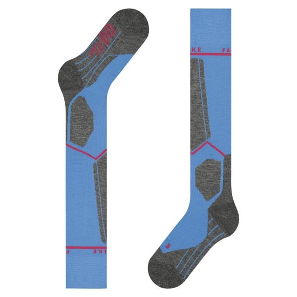 Damskie skarpety kompresyjne Falke SK4 Advanced. Niebieskie skarpetki Falke, bez wzorów. Za 212,50 zł.