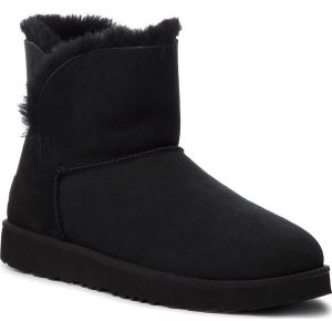 Buty UGG - W Classic Cuff Mini 1016417 W/Blk. Buty zimowe marki Ugg. W wyprzedaży za 519,00 zł.