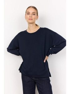 Soyaconcept Bluza w kolorze granatowym rozmiar: M. Niebieskie bluzy Soyaconcept, m, bez wzorów, bez kaptura. Za 52,55 zł.