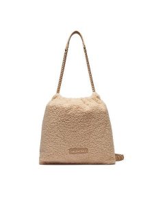 Valentino Torebka Qube VBS8DO07PLC Beżowy. Brązowe torebki klasyczne Valentino, bez wzorów, z materiału, bez dodatków. Za 389,99 zł.