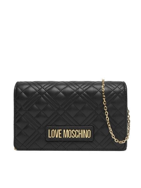 LOVE MOSCHINO Torebka JC4079PP0NLA0000 Czarny. Czarne torebki klasyczne LOVE MOSCHINO, bez wzorów, ze skóry, bez dodatków. Za 359,99 zł.