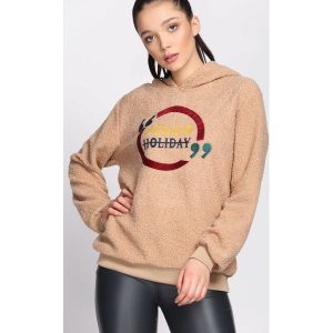 Beżowa Bluza Pulchritudinous. Bluzy marki 4f. Za 24,99 zł.