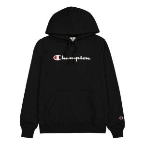 Damska Bluza Z Dużym Logo. Czarne bluzy Champion, bez wzorów, bez kaptura. Za 298,99 zł.