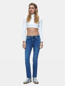 LTB Dżinsy "Fallon 200" - Slim fit - w kolorze niebieskim rozmiar: W32/L34. Niebieskie jeansy LTB, z aplikacjami. Za 166,88 zł.