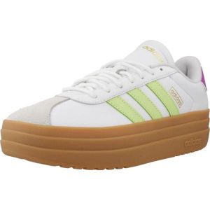 Buty ADIDAS VL COURT BOLD Biały. Białe buty trekkingowe ADIDAS, ze skóry, bez zapięcia. Za 294,00 zł.