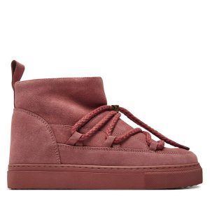 Śniegowce Inuikii. Czerwone buty zimowe Inuikii, bez obcasa, bez zapięcia. Za 819,99 zł.