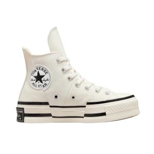 Buty do chodzenia unisex Converse Chuck 70 Plus. Białe buty sportowe Converse, bez wzorów, bez zapięcia, trekkingowe. Za 396,00 zł.