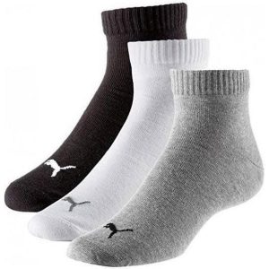 Skarpety unisex Puma QUARTER 3-PACK. Białe skarpetki Puma, bez wzorów. Za 44,99 zł.