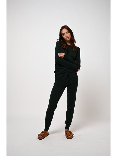 AUTHENTIC CASHMERE Kaszmirowy sweter "Etret" w kolorze ciemnozielonym rozmiar: XXL. Zielone swetry oversize AUTHENTIC CASHMERE, xxl, bez wzorów, z kaszmiru, bez ramiączek. Za 385,45 zł.