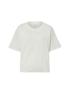 Nümph koszula z dzianiny - NUSiffa Kobiety Bawełna (100%) biały, S. Białe koszule Nümph, s, bez wzorów, z bawełny, bez kołnierzyka, bez ramiączek. Za 229,95 zł.