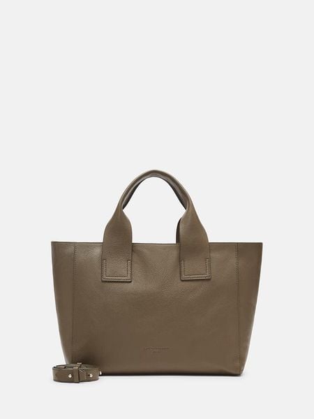 Liebeskind Berlin Skórzana torebka "Sienna" w kolorze khaki - 35 x 27 x 13 cm rozmiar: onesize. Brązowe torebki klasyczne Liebeskind Berlin, bez wzorów, z materiału, przez ramię, bez dodatków. Za 625,08 zł.