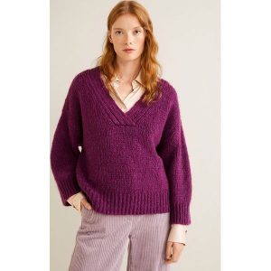 Mango - Sweter Bugan. Swetry klasyczne marki Mango. W wyprzedaży za 69,90 zł.