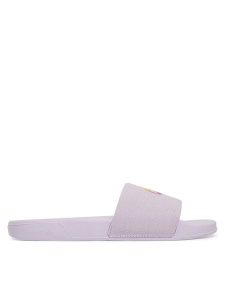 Calvin Klein Klapki Essential Slide Pride Cv Wn HW0HW03297 Fioletowy jasny. Fioletowe klapki Calvin Klein, bez wzorów, z materiału, bez obcasa. Za 189,99 zł.