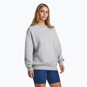 Bluza Under Armour Icon Fleece Crew. Szare bluzy Under Armour, bez wzorów, bez kaptura. Za 179,99 zł.