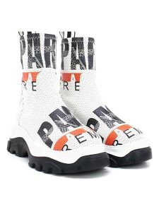 Goby Sztyblety w kolorze białym rozmiar: 39. Białe botki Goby, bez wzorów, bez obcasa, bez zapięcia. Za 339,99 zł.