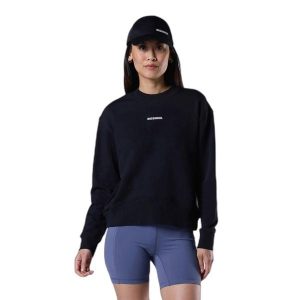 Bluza damska Rossignol Ras du Cou Logo. Czarne bluzy Rossignol, bez wzorów, bez kaptura. Za 396,50 zł.