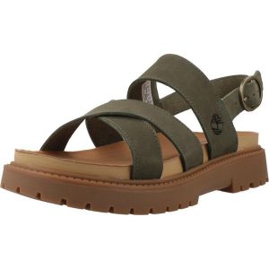 Sandały TIMBERLAND TB0A2KZ5EO61 Zielony. Zielone buty trekkingowe Timberland, ze skóry, bez zapięcia. Za 405,99 zł.