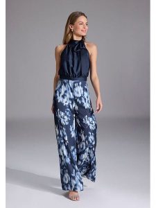 SWING Kombinezon w kolorze granatowym rozmiar: 36. Niebieskie kombinezony Swing, bez wzorów, bez kołnierzyka, bez ramiączek. Za 304,99 zł.