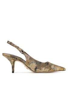 Steve Madden Szpilki 11005715 Złoty. Żółte szpilki Steve Madden, bez wzorów, z materiału, bez obcasa. Za 519,99 zł.