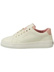 GANT Footwear Skórzane sneakersy "Lawill" w kolorze brzoskwiniowo-kremowym rozmiar: 38. Brązowe trampki GANT Footwear, bez wzorów, z materiału, bez zapięcia. Za 403,95 zł.