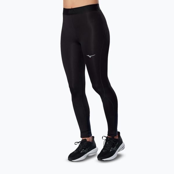 Legginsy do biegania damskie Mizuno Core Impulse Long black. Czarne legginsy Mizuno, bez wzorów. W wyprzedaży za 269,99 zł.