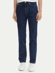Calvin Klein Jeans Jeansy Archive LV047F749G Granatowy Slim Fit. Niebieskie jeansy Calvin Klein Jeans, bez wzorów, z bawełny. Za 529,99 zł.