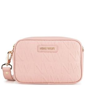 Torebka Nine West. Czerwone listonoszki Nine West, bez wzorów, bez dodatków. Za 219,99 zł.