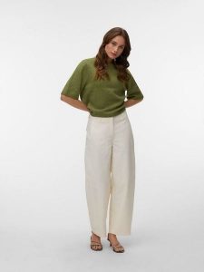 Vero Moda Sweter w kolorze oliwkowym rozmiar: XL. Brązowe swetry oversize Vero Moda, xl, bez wzorów, z wełny, bez ramiączek. Za 109,95 zł.