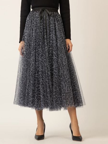 APART Spódnica w kolorze ciemnoszarym rozmiar: XS. Czarne spódnice Apart, xs, bez wzorów, z tiulu, maxi. Za 459,45 zł.