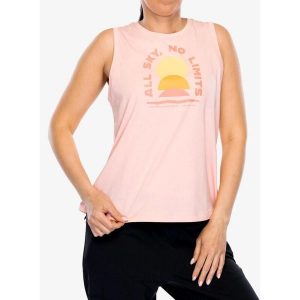 Top damski Columbia Ruby Springs Graphic Tank. Czerwone koszulki sportowe Columbia, bez wzorów, bez ramiączek. Za 78,99 zł.