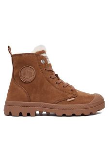 Palladium Trapery Pampa Hi Zip Wl 95982-291-M Brązowy. Brązowe buty zimowe Palladium, z nubiku, bez obcasa, bez zapięcia. Za 579,99 zł.