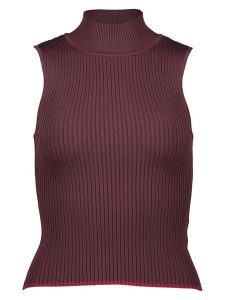 Scotch & Soda Top w kolorze fioletowym rozmiar: S. Różowe topy Scotch & Soda, s, bez wzorów, prążkowane, bez kołnierzyka, bez ramiączek. Za 115,24 zł.