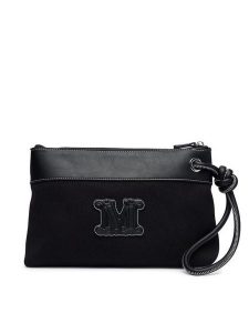 Max Mara Beachwear Torebka BCHFRISIA 2616511049650 Czarny. Czarne torebki klasyczne Max Mara Beachwear, bez wzorów, z materiału, bez dodatków. Za 639,99 zł.