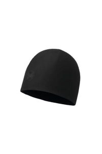 Czapka trekkingowa Ecostretch Beanie. Czarne czapki Buff, bez wzorów, z dzianiny. Za 94,99 zł.