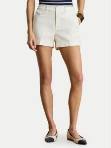 LAUREN RALPH LAUREN Szorty materiałowe 200925278001 Biały Straight Fit. Białe szorty Lauren Ralph Lauren, bez wzorów, z bawełny. Za 769,99 zł.