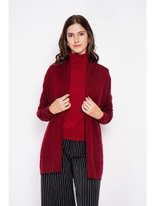William de Faye Kardigan w kolorze bordowym rozmiar: 38. Czerwone kardigany William de Faye. Za 168,45 zł.