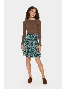 SAINT TROPEZ Koszulka w kolorze brązowym rozmiar: M. Brązowe bluzki Saint Tropez, m, bez wzorów, bez kołnierzyka, bez ramiączek. Za 122,09 zł.