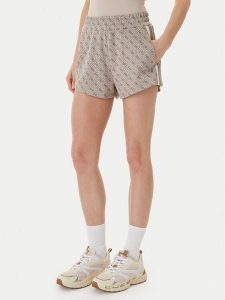 Guess Szorty sportowe V6GD02 K2959 Beżowy Regular Fit. Brązowe spodenki sportowe Guess, m, z aplikacjami, z syntetyku. Za 294,99 zł.