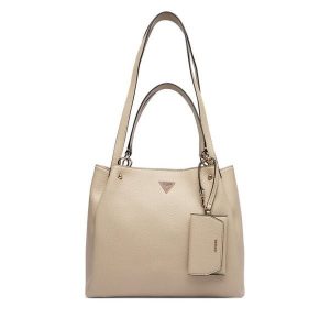 Torebka Guess. Brązowe torebki klasyczne Guess, z aplikacjami, bez dodatków. Za 634,99 zł.