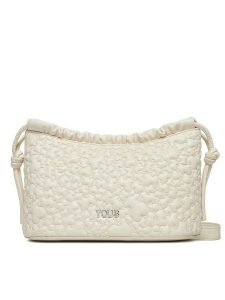 TOUS Torebka Puffy Bear 2002185301 Écru. Listonoszki Tous, bez wzorów, ze skóry, bez dodatków. Za 629,99 zł.
