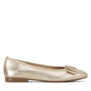 Baleriny Lasocki. Żółte balerinki Lasocki, bez wzorów, bez obcasa, bez zapięcia. Za 169,99 zł.