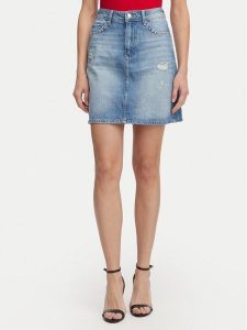 JOOP! Jeans Spódnica jeansowa Rosalie 30102891 Niebieski Regular Fit. Niebieskie spódnice Joop! Jeans, s, bez wzorów, z bawełny. Za 341,99 zł.