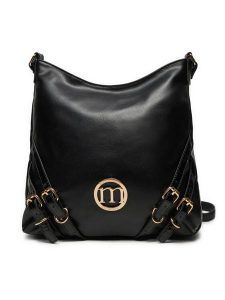 Monnari Torebka TORIMP0-24Z-BAG5500-K020D000-R00 Czarny. Czarne listonoszki Monnari, bez wzorów, ze skóry, bez dodatków. Za 109,99 zł.