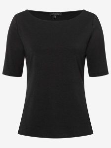 More & More Koszulka w kolorze czarnym rozmiar: 44. Czarne bluzki More & More, bez wzorów, bez kołnierzyka, bez ramiączek. Za 56,53 zł.